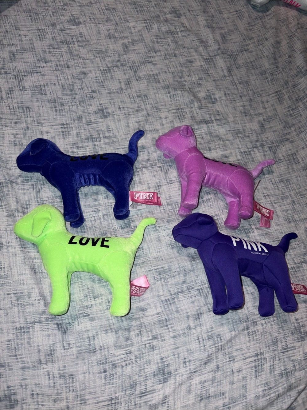 Vintage Victoria’s Secret pink dogs